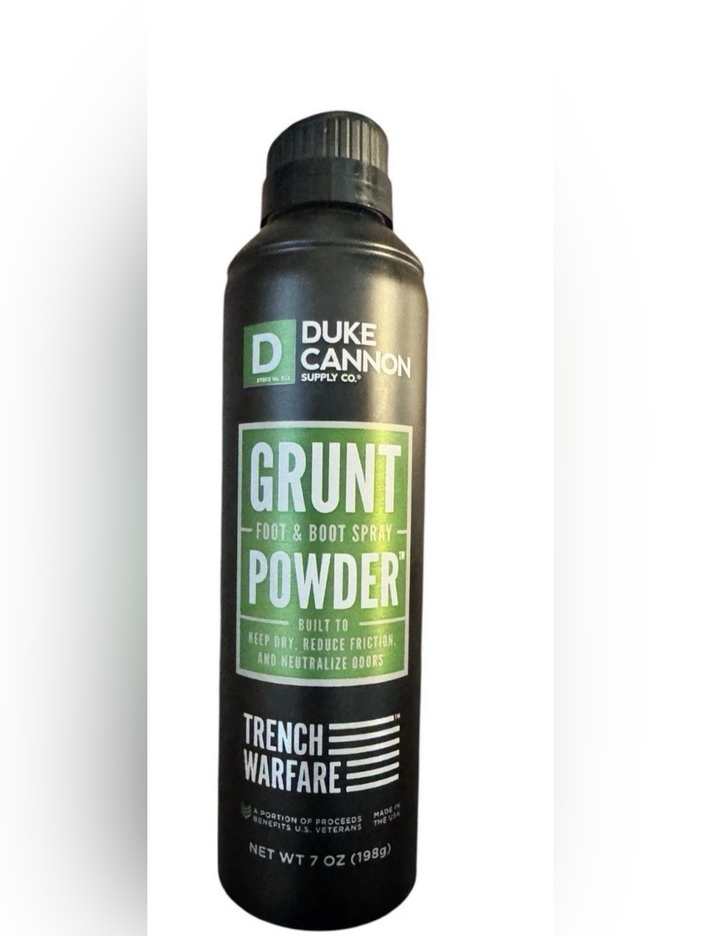 Duke Cannon Grunt Foot & Boot‎ Powder 7 oz Discontinued Menthol Eucalyptus Dry